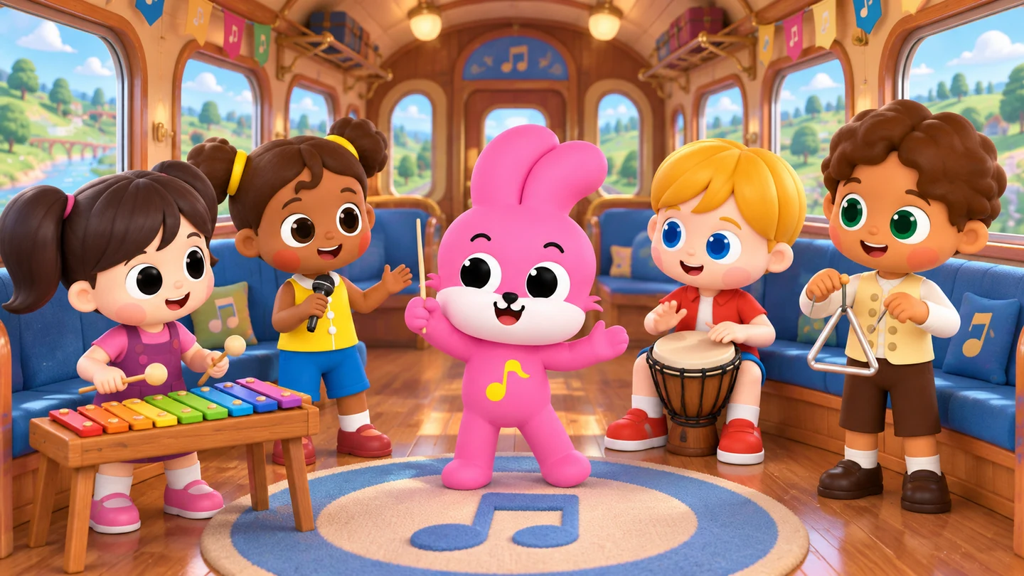 Music aboard the train