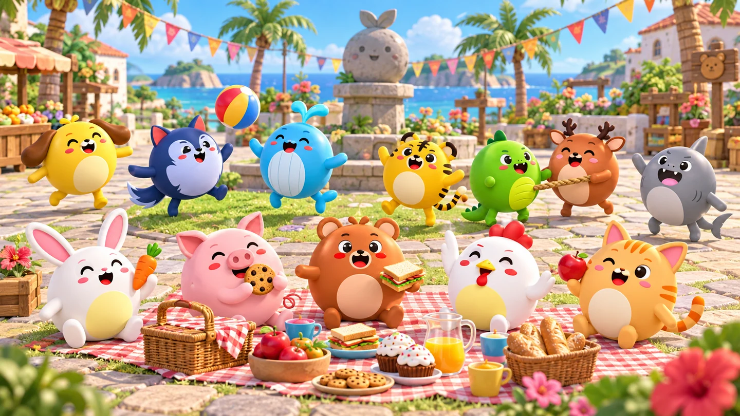 A new day for twelve friends